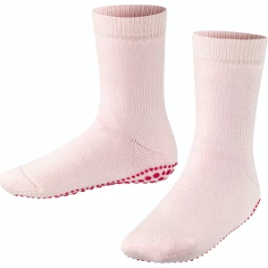 Catspads Slofsokken voor meisjes en jongens comforabel dik mid-rise zonder motief met noppen winter ondoorzichtig warm thermisch Katoen Merino Wol Roze Kinderen sokken - Maat 19-22