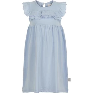 Creamie - jersey jurk - mouwloos - blauw - Maat 92