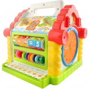 Educatief speelgoed huis met licht en geluid.