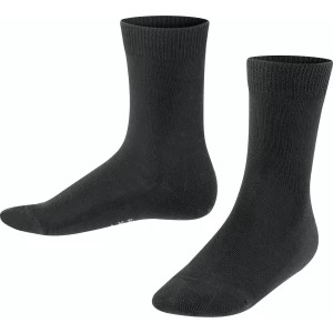 FALKE Family Kinderen Sokken - Zwart - Maat 19-22