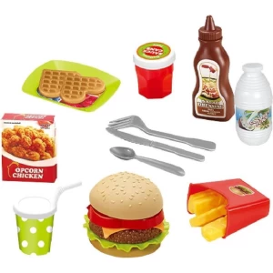 JollyLife - Fastfood set - Speelgoed keuken accessoires - Large - 24 delig