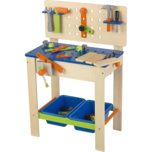 KidKraft Houten Werkbank met Gereedschap - Houten speelgoed voor kinderen