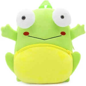 Kikker backpack - Funky Frog - Peuter rugtas - rugzak Schooltas voor Peuters/Kleuters - Jongens en Meisjes | Kinderrugzak | Kinder rugzak | Dieren | Schooltas | Peuterspeelzaal | Opvang | 6 liter | Klein peuter rugzak | Rugtas | Schooltas