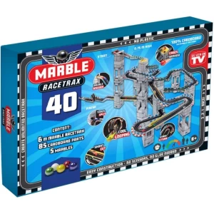 Marble Racetrax Circuit Set Knikkerbaan - Racebaan - 40 Sheets 6 Meter