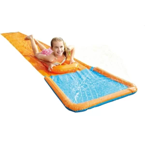 Waterslide - Waterglijbaan - waterpret - buik glijden - zomerspeelgoed - buitenspeelgoed - waterspeelgoed - waterplezier