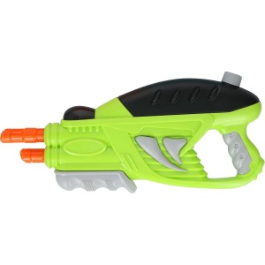 1x Waterpistolen/waterpistool groen van 42 cm kinderspeelgoed - waterspeelgoed van kunststof - 350 ml
