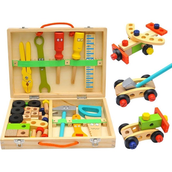 B-care Speelgoed Gereedschapskist - Educatief Speelgoed - Speelgoedkoffer - Gereedschapskoffer - Speelgoed Voor Peuter En Kleuter