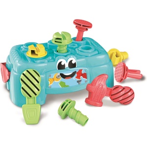 Baby Clementoni - Werkbank - Mini Activiteiten tafel - Motoriek Speelgoed - Educatief Speelgoed 1 Jaar