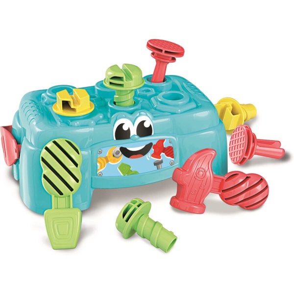 Baby Clementoni - Werkbank - Mini Activiteiten tafel - Motoriek Speelgoed - Educatief Speelgoed 1 Jaar