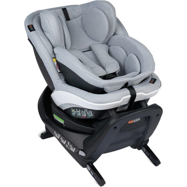 BeSafe iZi Turn B i-Size autostoel - 360° draaibaar autostoeltje - van geboorte tot 4 jaar - Peak Mesh