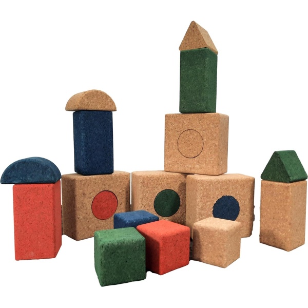 Blokken - speelgoed - bouwblokken - duurzaam speelgoed - kurk