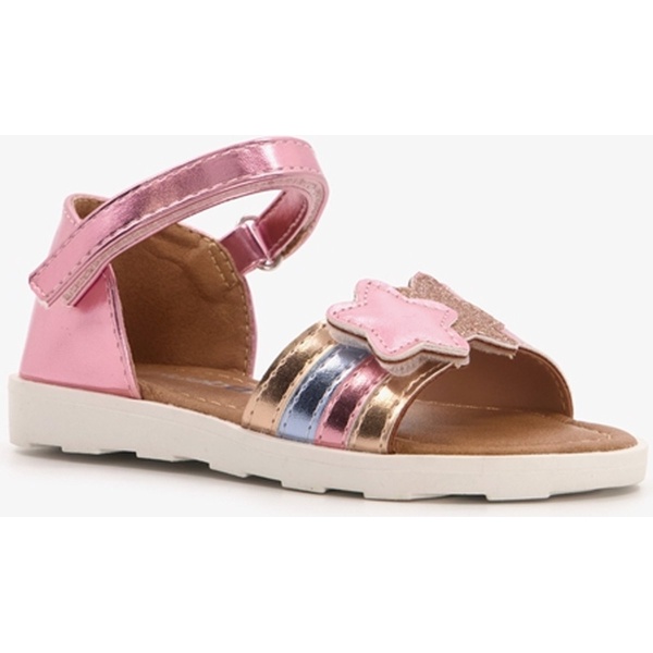 Blue Box meisjes sandalen roze metallic - Maat 24