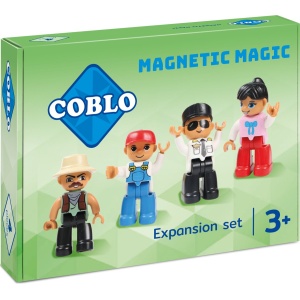 Coblo Uitbreidingsset - Magnetische mini figuren - 4 onderdelen - Magnetisch speelgoed