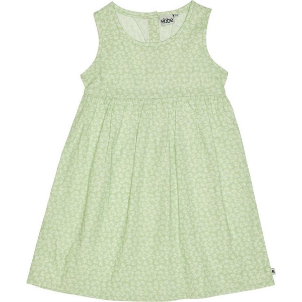 Ebbe - katoenen jurk - groen - Maat 104