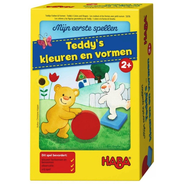 Haba Spel Spelletjes vanaf 2 jaar Teddy's kleuren en vormen