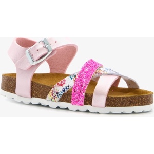 Hush Puppies meisjes bio sandalen roze glitters - Maat 24