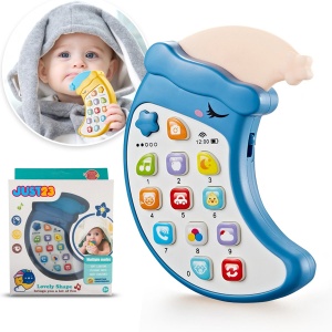 JUST23 Baby Speelgoed Telefoon - Educatief Speelgoed - Baby GSM - Kindertelefoon - Kraamcadeau Jongen en Meisje - 12 Knoppen - Incl. batterijen