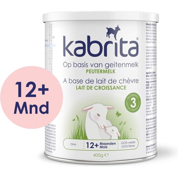 Kabrita 3 Peutermelk - Babyvoeding 12+ maanden - 400g