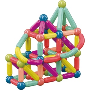 Magnetisch Constructiespeelgoed - 50 stuks | Magnetische Staven | magnetisch educatief speelgoed |