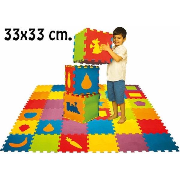 Matrax Puzzelmat - Vloermat - Speelkleed - Speelmat foam - foam mat - 33x33cm