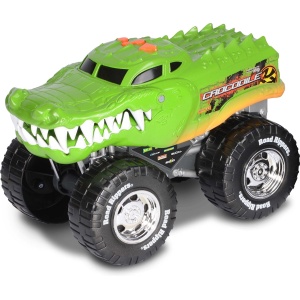 NIKKO - Road Rippers Wheelie Monsters - Gemotoriseerde Speelgoedauto - Monstertruck met Licht & Geluid - Krokodil