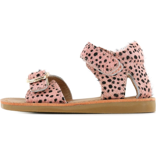 Sandalen | Meisjes | Pink Black Dots | Leer | Shoesme | Maat 22
