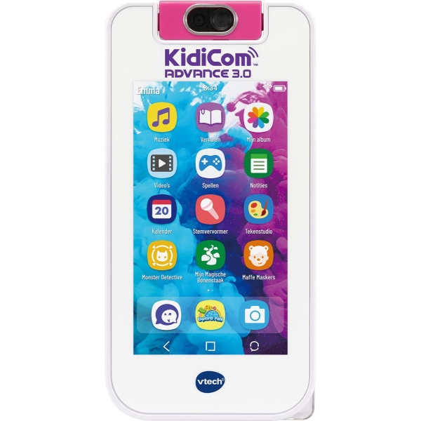 VTech KidiCom Advance 3.0 Telefoon - Educatief Speelgoed - Roze - 5 tot 12 Jaar