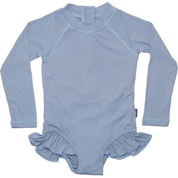 Kikibini - badpak meisjes - UV zwemkleding - blauw - maat 98/104