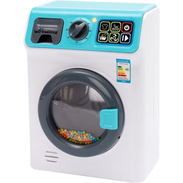 Speelgoed wasmachine met licht en geluid incl. Batterijen - Keuken Speelgoed Drinken Elektrisch Sinterklaas Kerst Cadeau